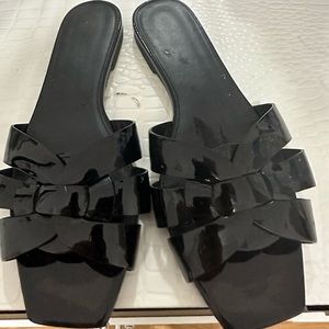 Saint Laurent tribute leather slides